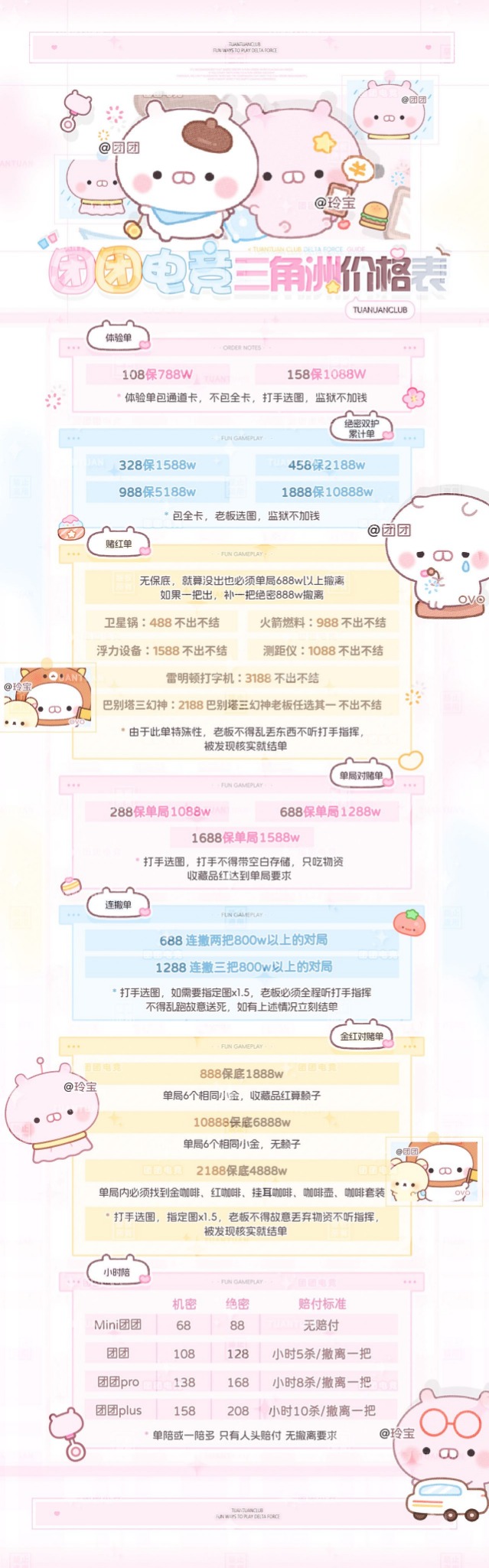 基础价目表预览