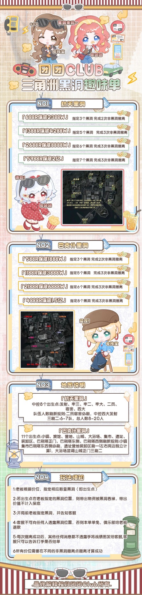 三角洲黑洞趣味单